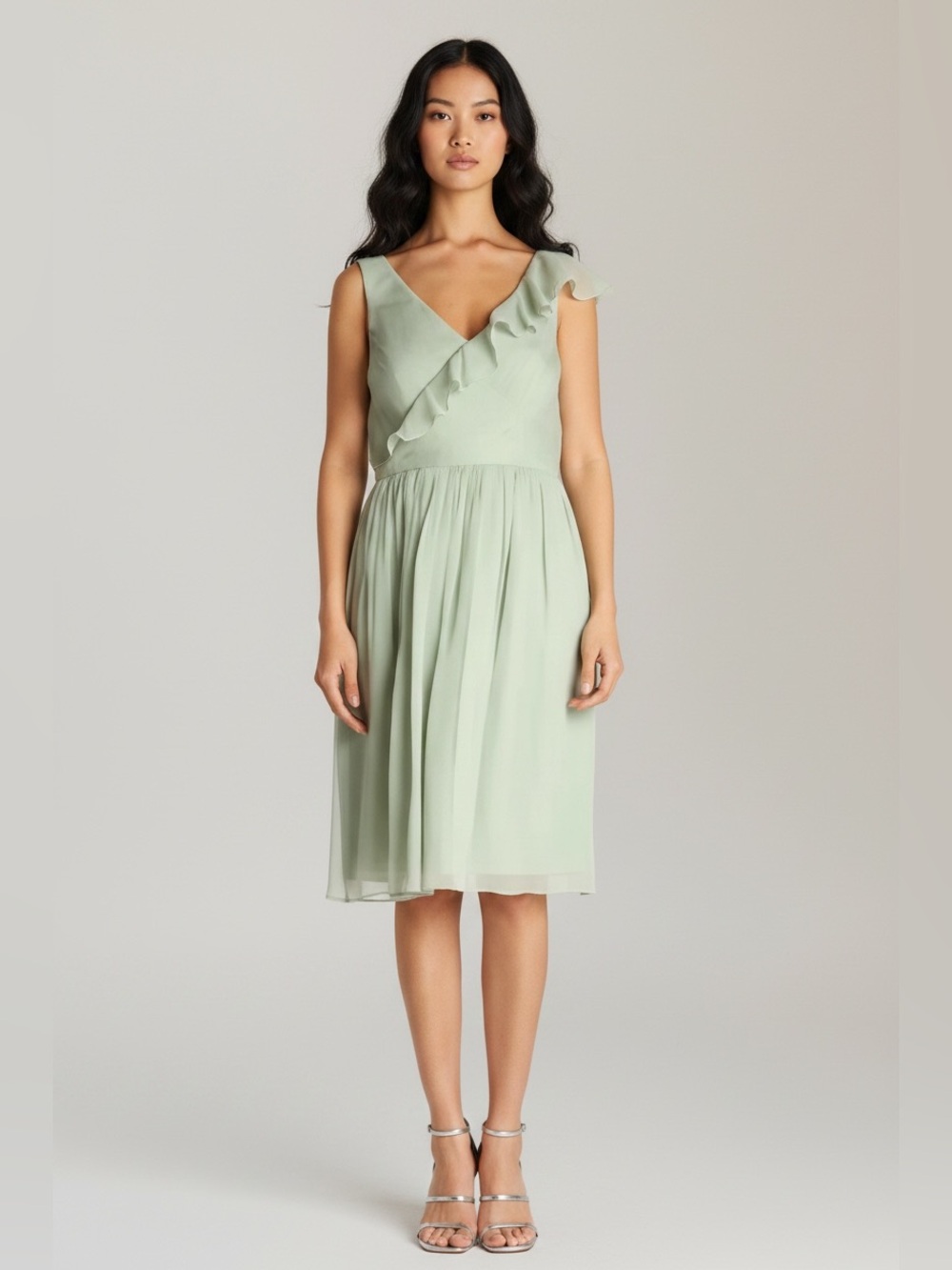 NWT Silk J Crew Baby Doll Dress fairycore angelcore midi 2 etherial romantic